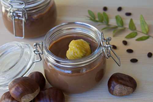 Crème végétalienne à la crème de marrons
