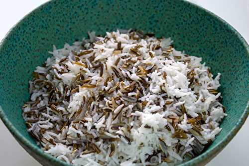 Duo de riz sauvage et riz basmati