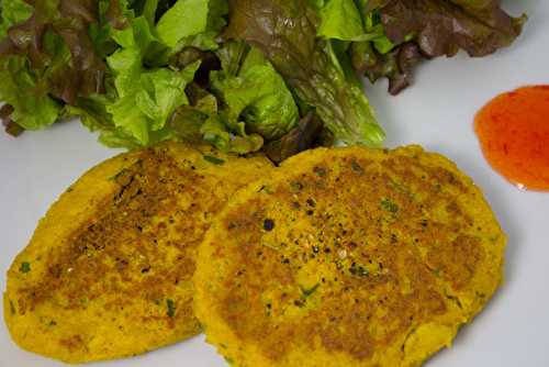 Galettes de graines de lupins et carottes