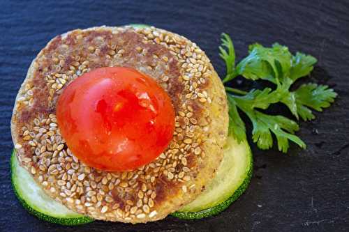 Galettes végétariennes Quinoa et Pois chiches