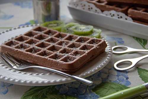 Gaufres croustillantes au cacao