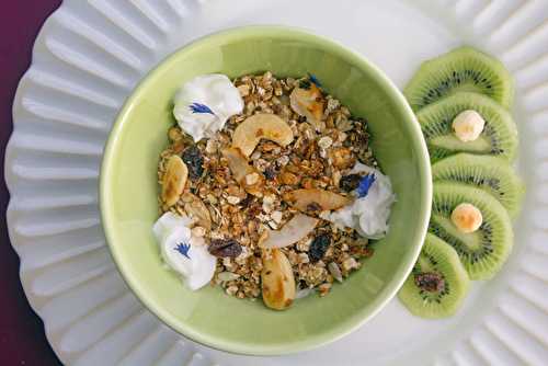 Granola maison aux fruits secs au miel