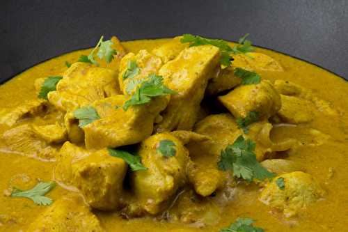 Korma de poulet aux épices indiennes