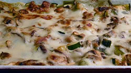 Lasagnes mixtes viande - légumes