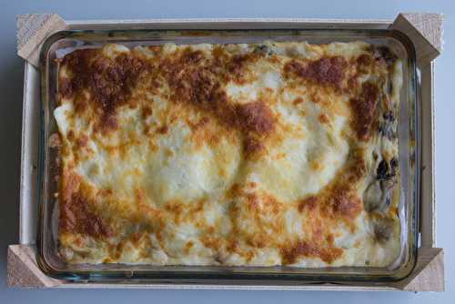 Lasagnes végétariennes champignons-poireaux