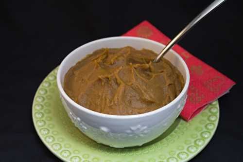 Purée de patate douce "chocolatée"