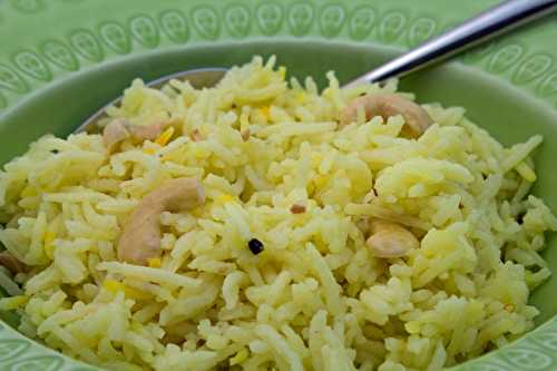 Riz Basmati au safran et aux cajous