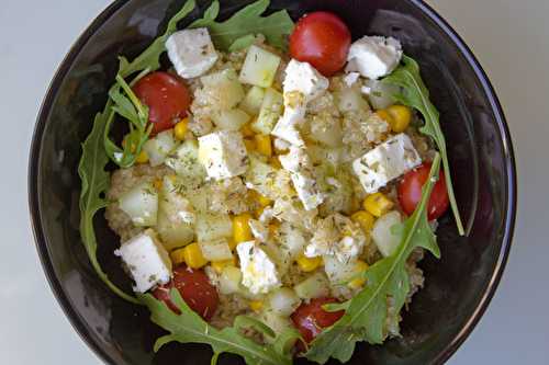 Salade composée au quinoa facile et rapide