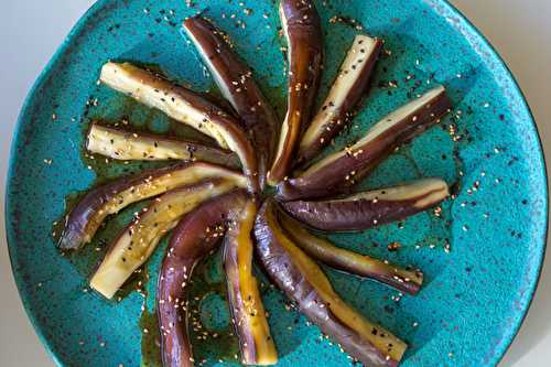 Salade d'aubergines au sésame