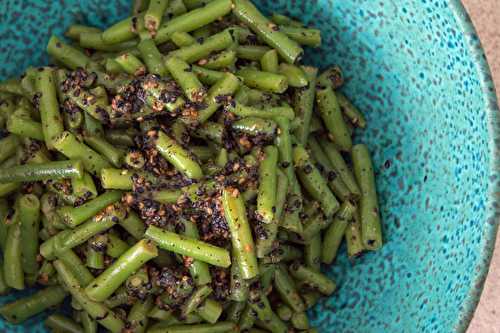 Salade de haricots verts au sésame