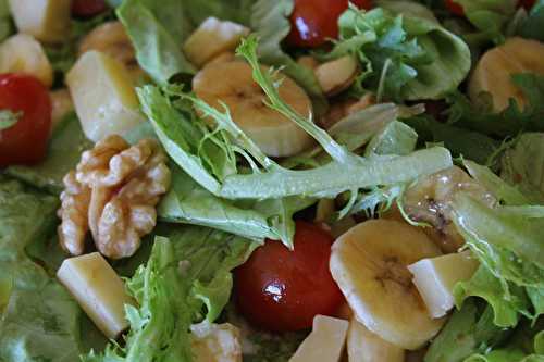 Salade express aux fruits et au fromage