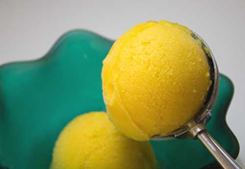 Sorbet à la mangue