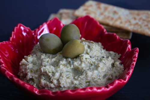 Tartinade aux olives vertes