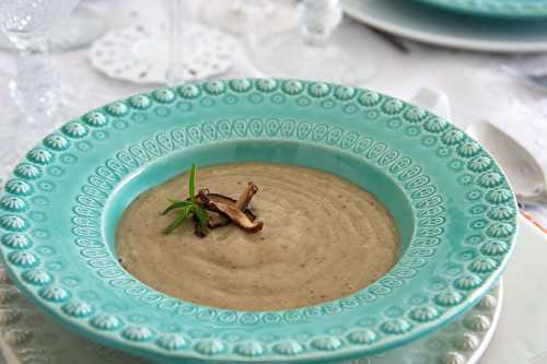 Velouté de champignons shiitake