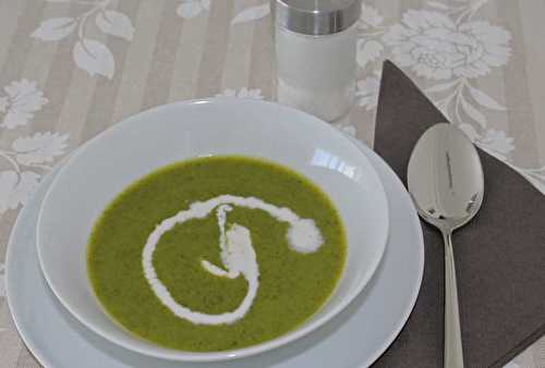 Velouté de légumes au cresson