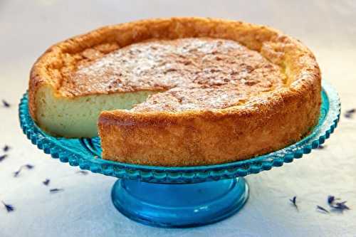 Gâteau au fromage blanc et au citron vert sans gluten