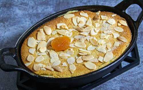 Clafoutis aux abricots secs moelleux et aux amandes