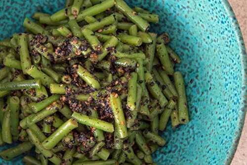 Salade de haricots verts au sésame