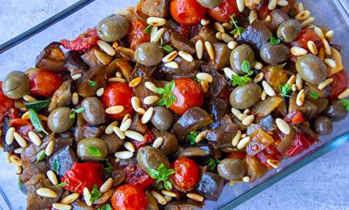 Salade de légumes grillés en sauce aigre-douce
