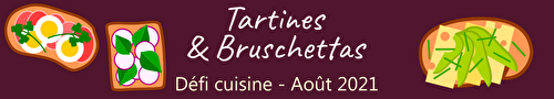 Recettes de tartines et bruschettas