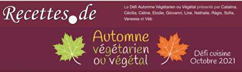 Défi “Automne végétarien ou végétal”