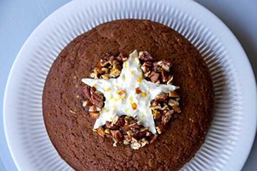 Gâteau carrot cake à l’orange et aux fruits secs