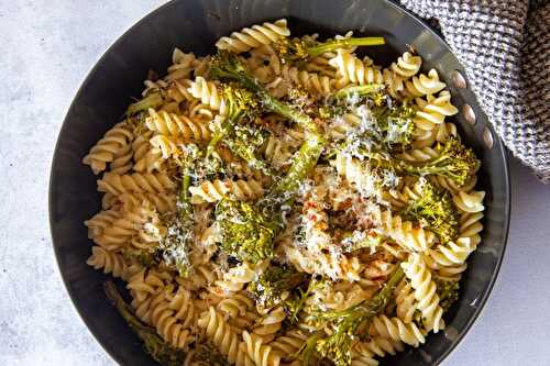 Pâtes torsades sautées aux Broccolini