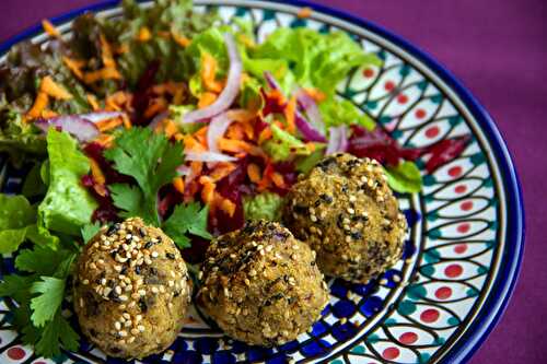 Falafels de pois-chiches et aubergines