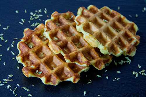 Gaufres croustillantes aux pommes de terre