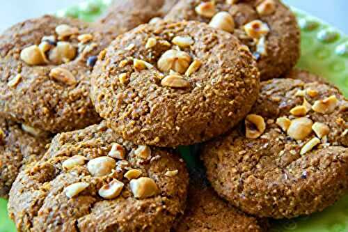 Biscuits croustillants noisettes et amandes