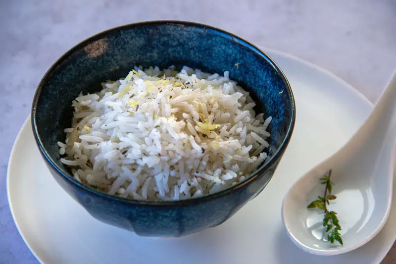 Riz Basmati au citron et coco