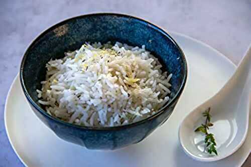 Riz Basmati au citron et coco