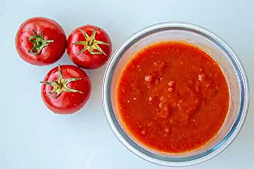 Coulis de tomates rôties au four