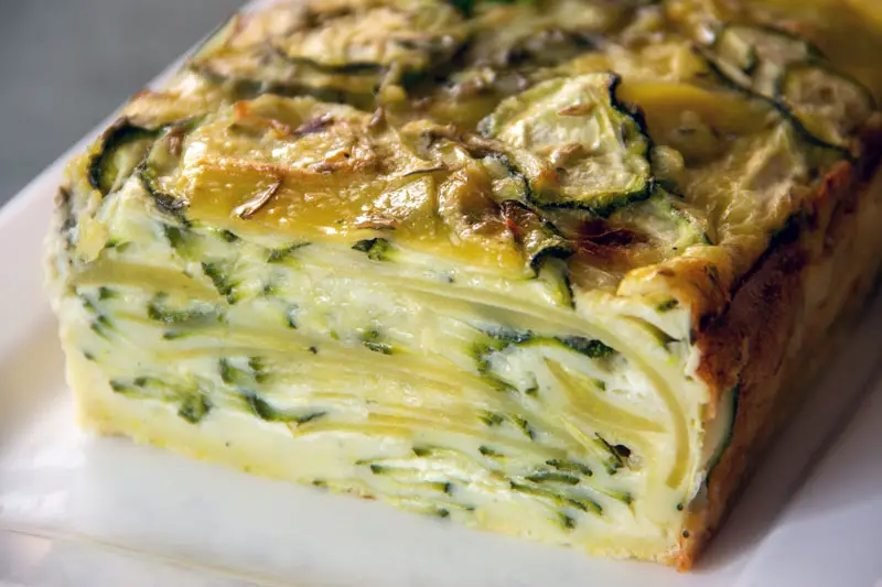 Gâteau invisible aux courgettes et pommes de terre