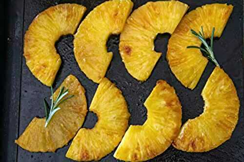 Ananas rôti à la Plancha