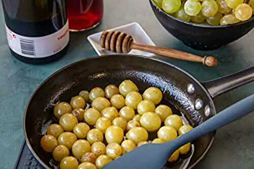 Poêlée de raisins à la cannelle et au Muscat