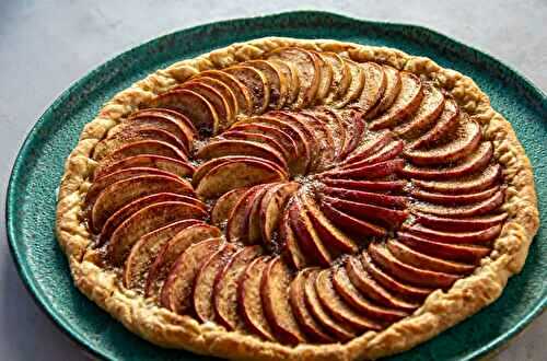 Tarte feuilletée aux pommes à la cannelle