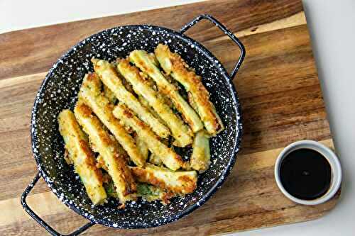 Frites de courgette à la chapelure Panko