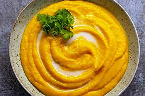 Purée de carottes au lait de coco
