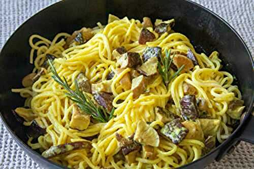 Spaghetti frais aux 2 champignons