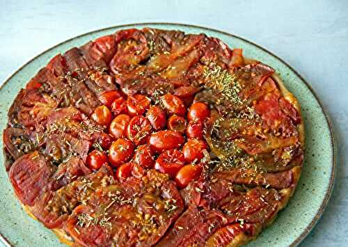 Tarte Tatin de tomates fraîches