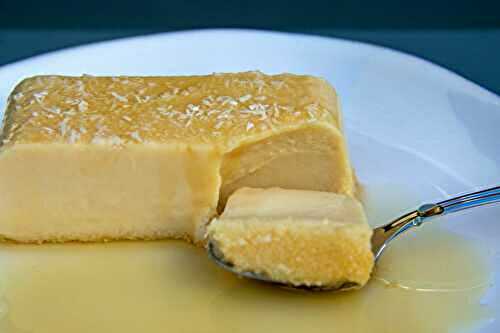 Flan onctueux à la noix de coco