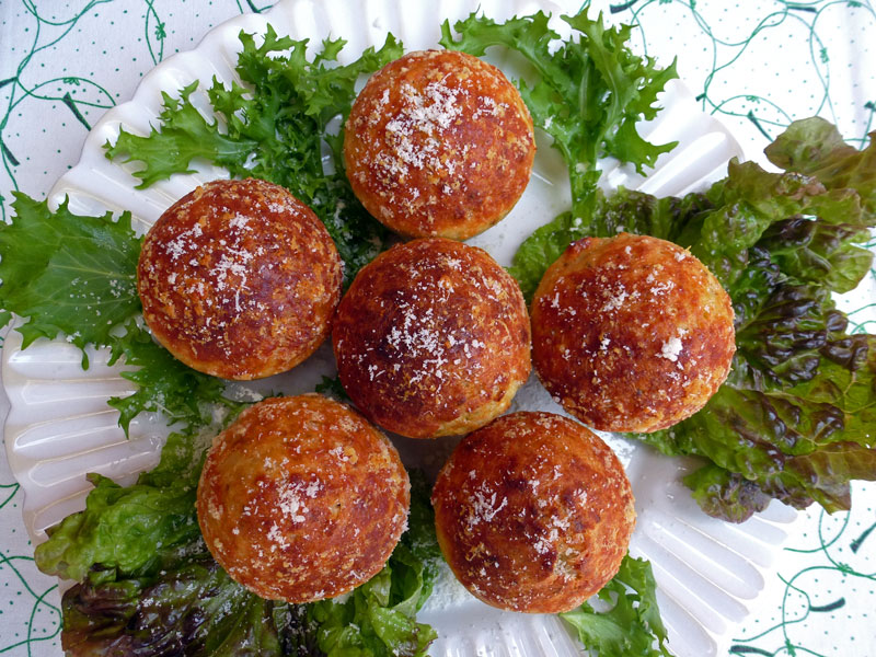 Muffins salés aux 2 fromages italiens