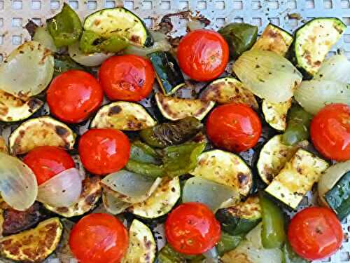 Légumes d'été grillés au barbecue