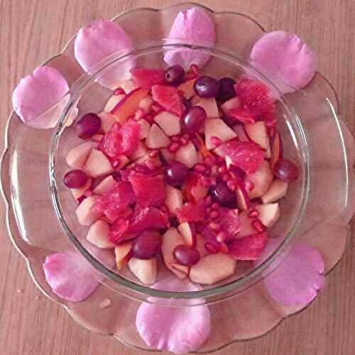Salade de fruits d'octobre rose