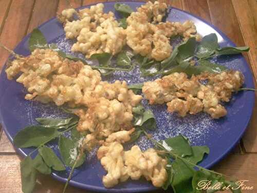 Beignets aux fleurs d’acacia