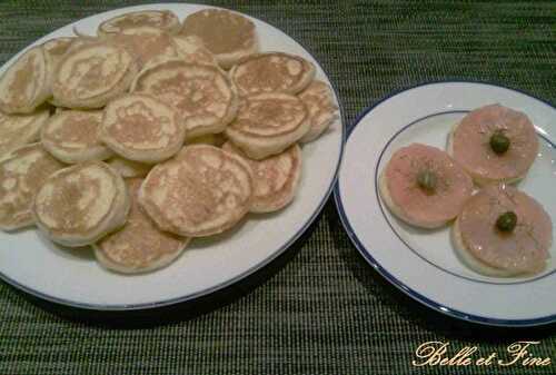 Blinis maison minute