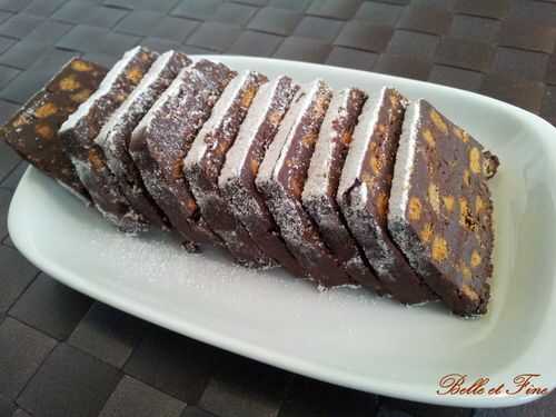 Cake croustillant au chocolat et spéculoos - Cuisine Belle et Fine