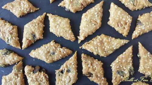 Crackers aux différentes graines