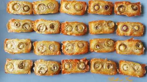 Financiers aux cacahuètes et aux olives